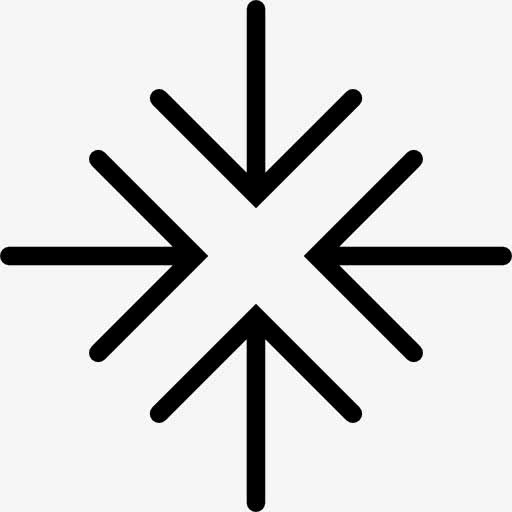 四箭pointinf到中心图标免抠