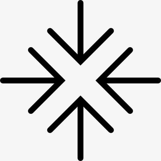 四箭pointinf到中心图标免抠
