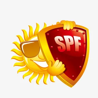 夏日阳光 墨镜  防晒  防晒值免抠