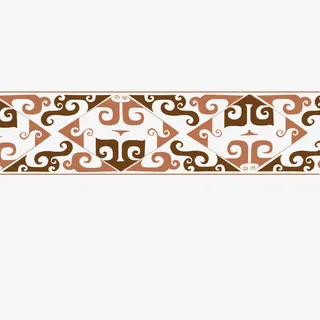 彩色汉代花纹免抠