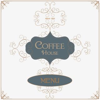 矢量字母装饰花纹边框设计素材免抠