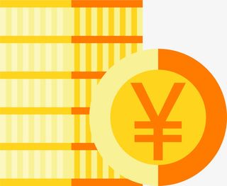 卡通金色金币免抠