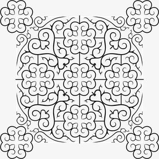 中国传统花纹免抠