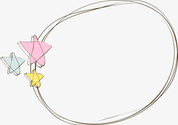 星星边框免抠