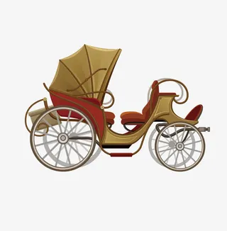 民国时期的黄包车免抠