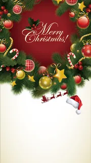 圣诞节宣传促销H5背景psd分层下载高清