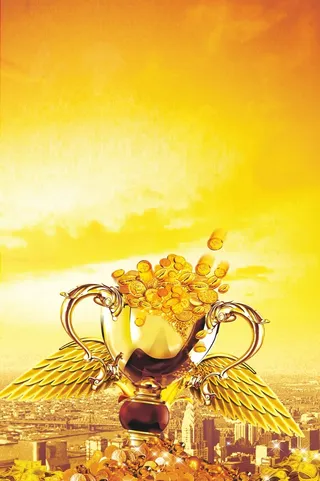 金币背景素材高清