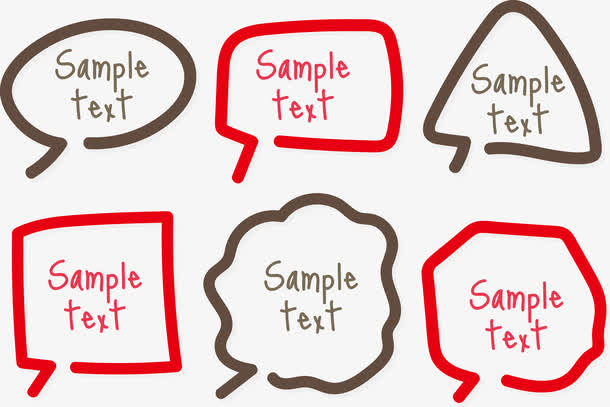 对话框矢量素材免抠