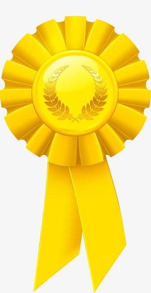 金色奖杯，金色奖牌免抠