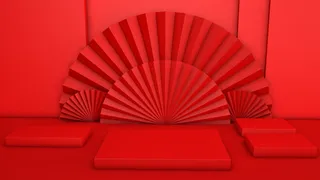 c4d场景建模搭建免抠