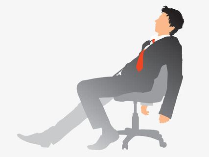 矢量人物乏力的人免抠