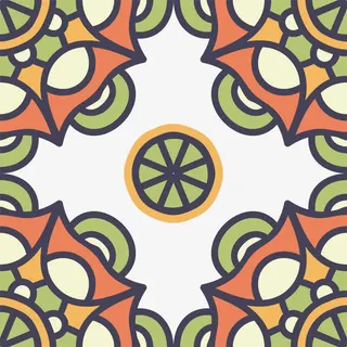 卡通太阳花水彩画矢量图免抠