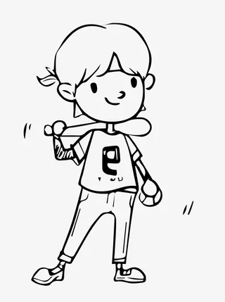 儿童节运动小朋友免抠