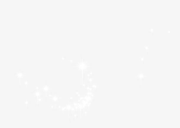 白色星光素材免抠