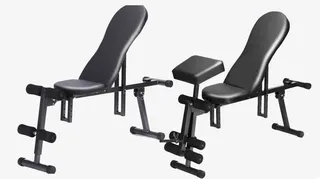 仰卧板健身器材健身椅免抠