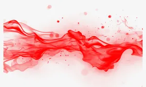 红色云雾光效云烟免抠