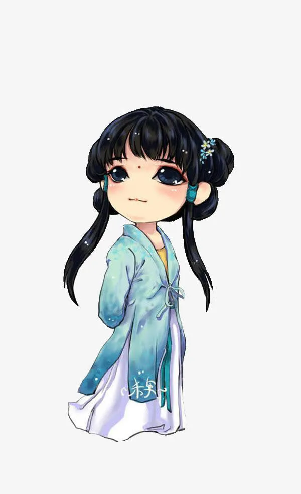 汉服女孩免抠