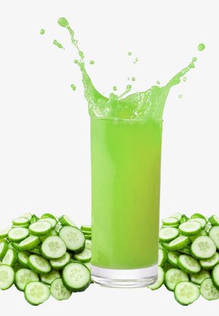 喷溅的健康饮料免抠