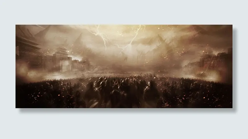 科幻闪电背景banner高清