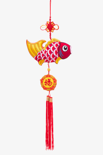 红鲤鱼吊饰免抠