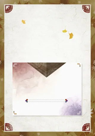 简约边框创意贺卡平面广告高清