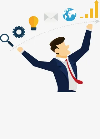 项目开展流程图免抠