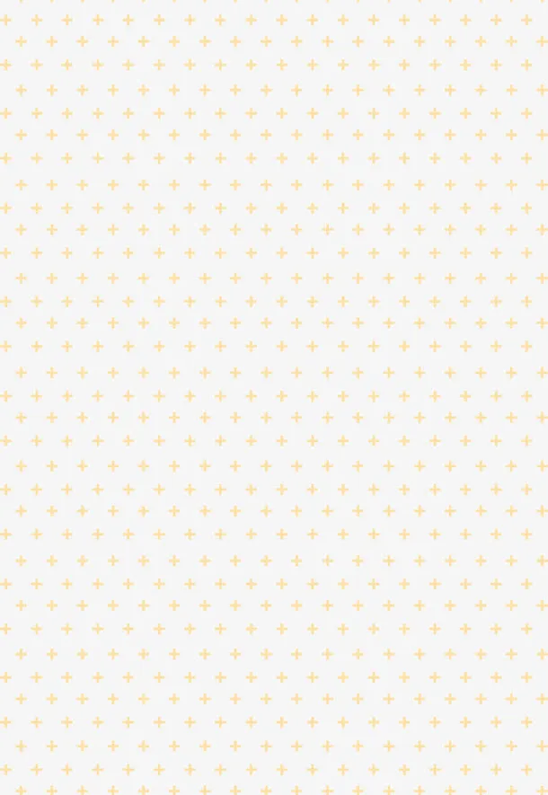 黄色十字花纹底纹免抠