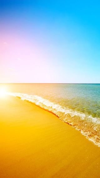 唯美梦幻海边H5背景素材高清