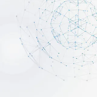 蓝色科技线条免抠