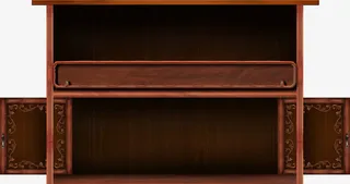 复古抽屉框子免抠