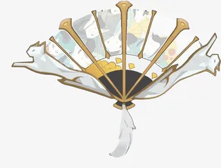 不知火舞魅语扇子免抠