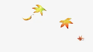 创意森林枫叶插画设计免抠