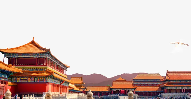 中国风古建筑元素免抠