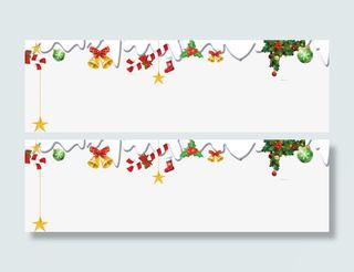 雪花星星铃铛袜子彩球挂件免抠