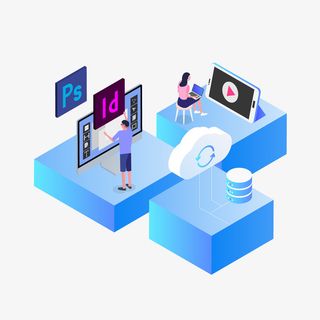 蓝色设计背景装饰