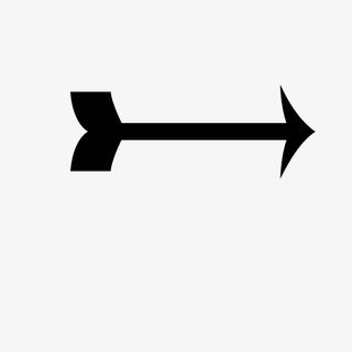 箭矢箭头指示方向几何矢量图免抠