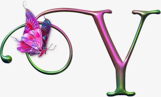 创意字体艺术字体 创意英文Y免抠