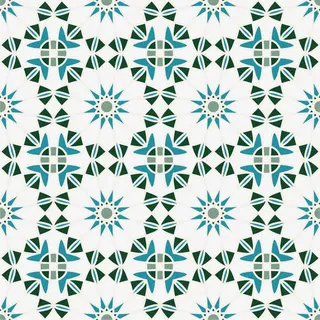 矢量阿拉伯花纹背景免抠