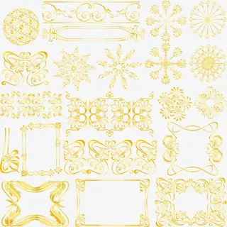 黄色古风暗纹免扣素材免抠 黄色古风暗纹免扣素材免抠