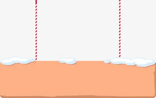 圣诞节圣诞元素 圣诞挂牌免抠