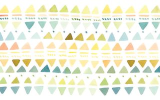 彩色三角形花纹素材免抠