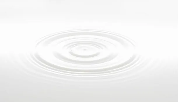 纯白圆环水滴光晕免抠