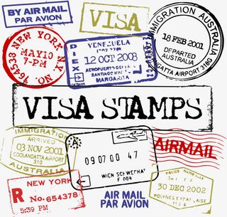 复古邮戳信件章免抠