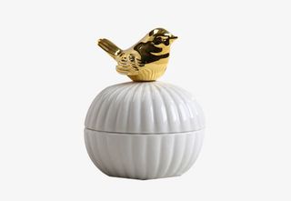 小鸟雕像伴手礼盒子免抠