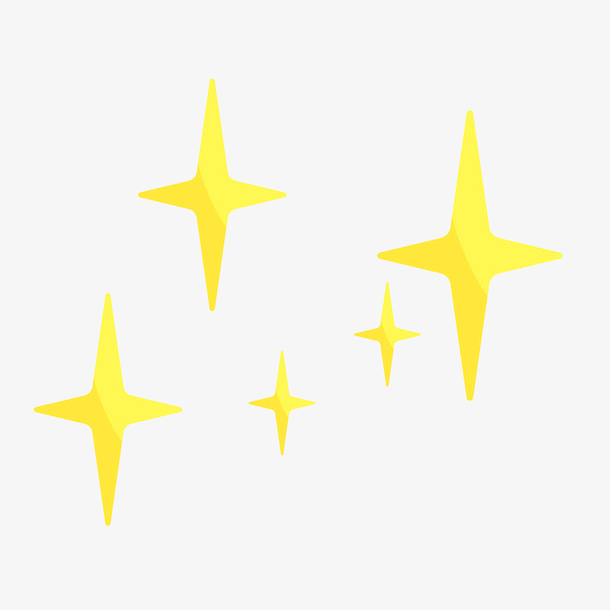 发光星星免扣元素颜免抠