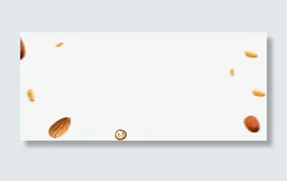 漂浮坚果零食创意免抠