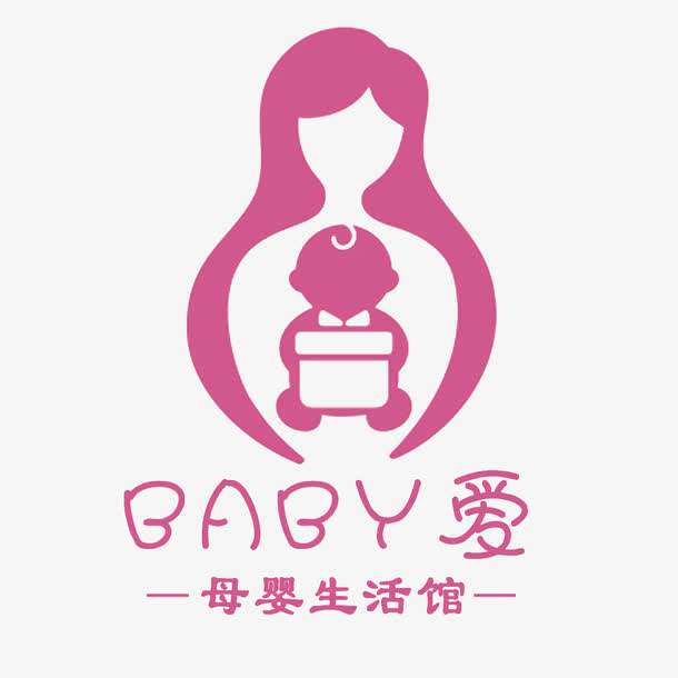 母婴LOGO免抠标签元素