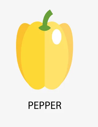 矢量柿子椒免抠