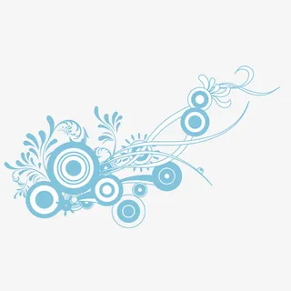 矢量蓝色简单花纹背景素材