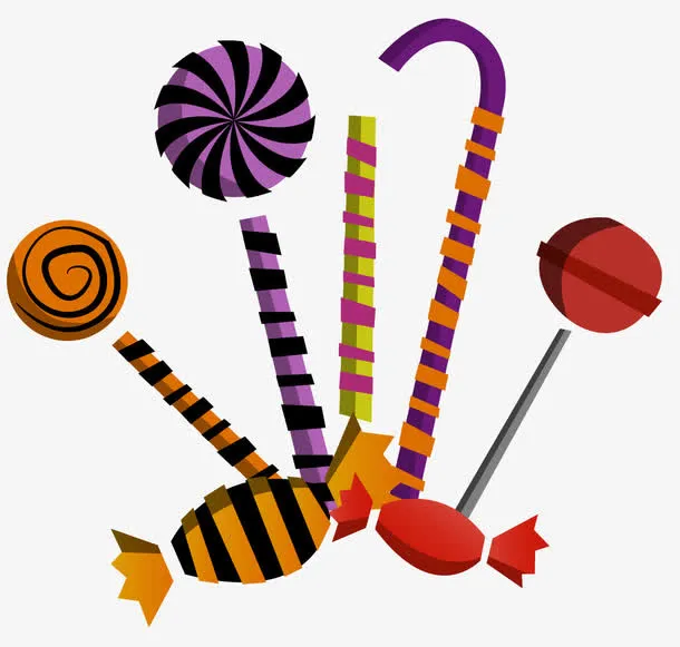 花纹欧美糖果免抠